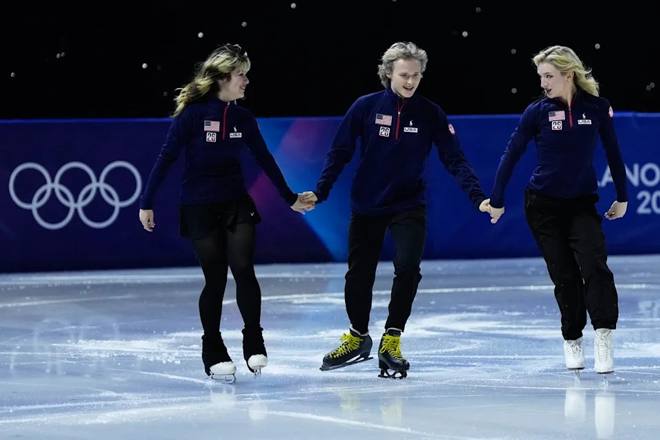 Alysa Liu and Ilia Malinin join skaters at the Milan Cortina exhibition gala