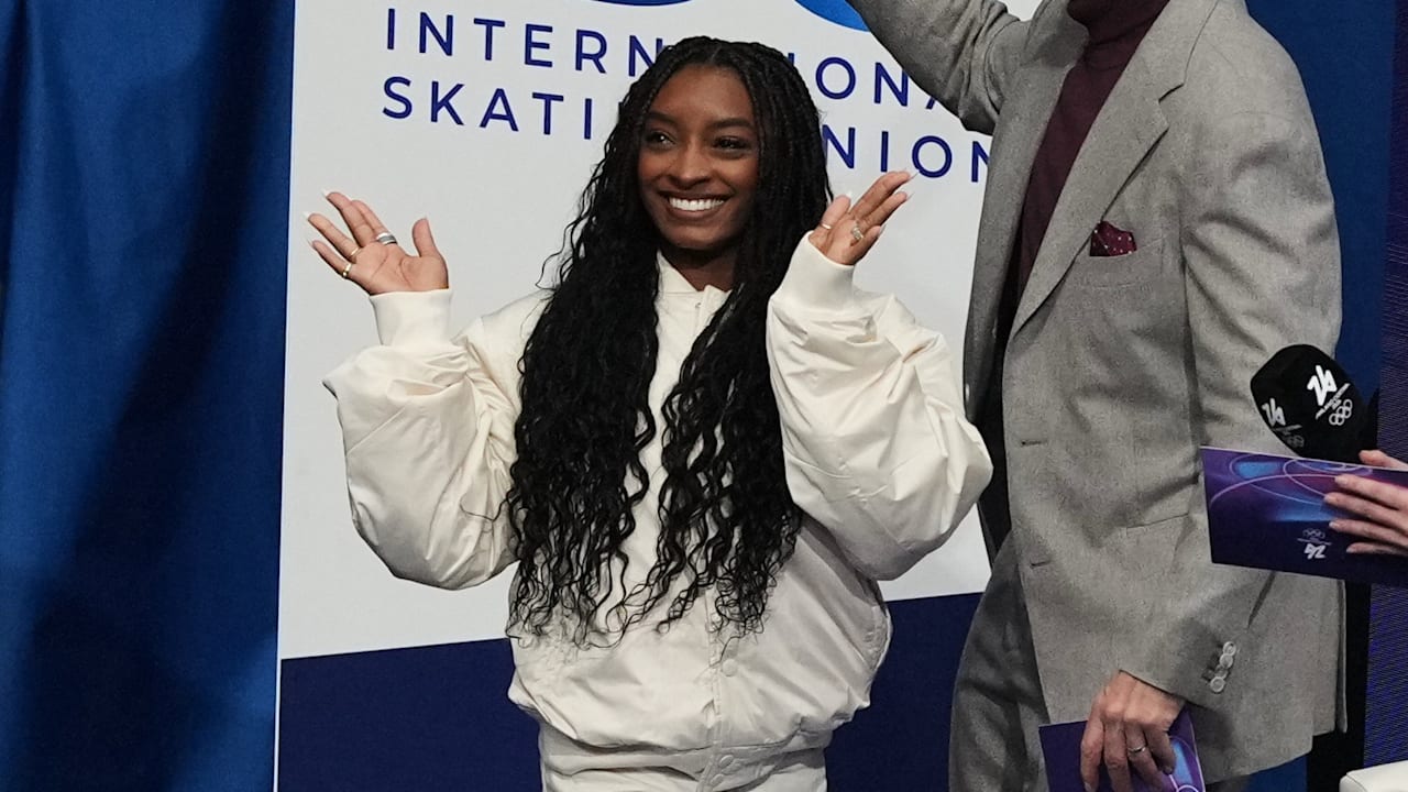 Simone Biles In Milan During The 2026 Winter Olympics