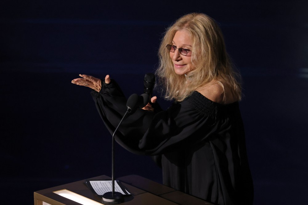 HOLLYWOOD, CALIFORNIA - MARCH 15: Barbra Streisand performs onstage during the 98th Oscars at Dolby Theatre on March 15, 2026 in Hollywood, California. (Photo by Kevin Winter/Getty Images)
