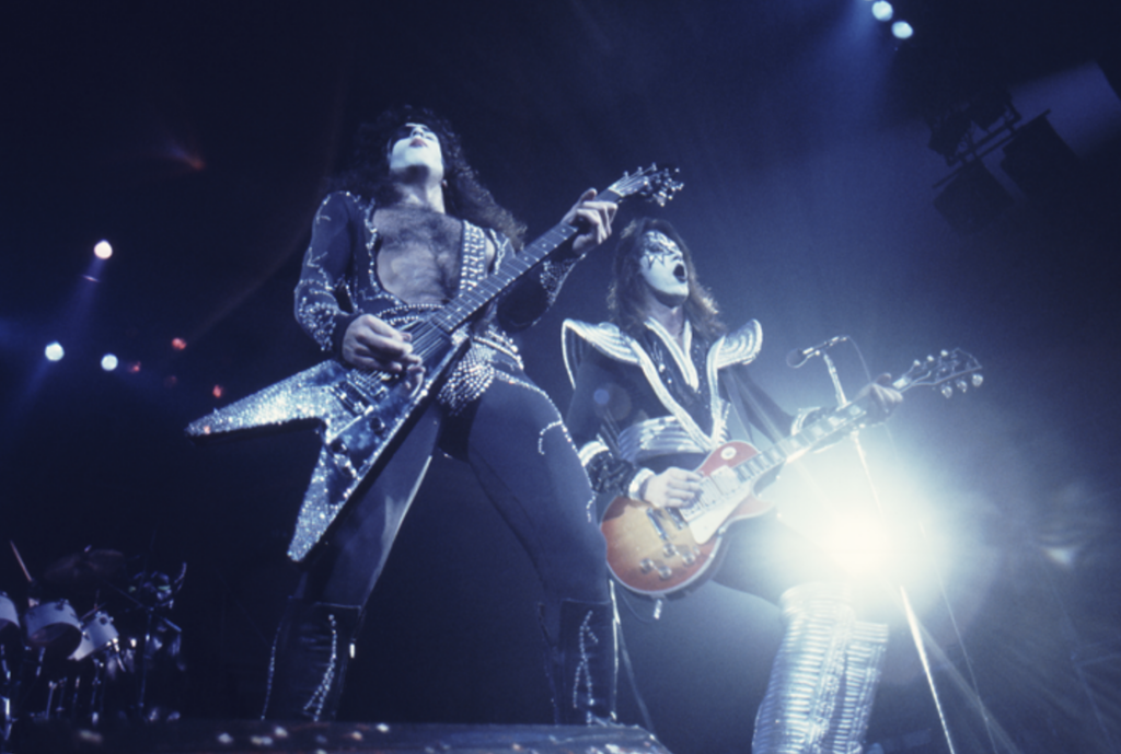 KISS archival performance photograph / Universal Music Canada press announcement