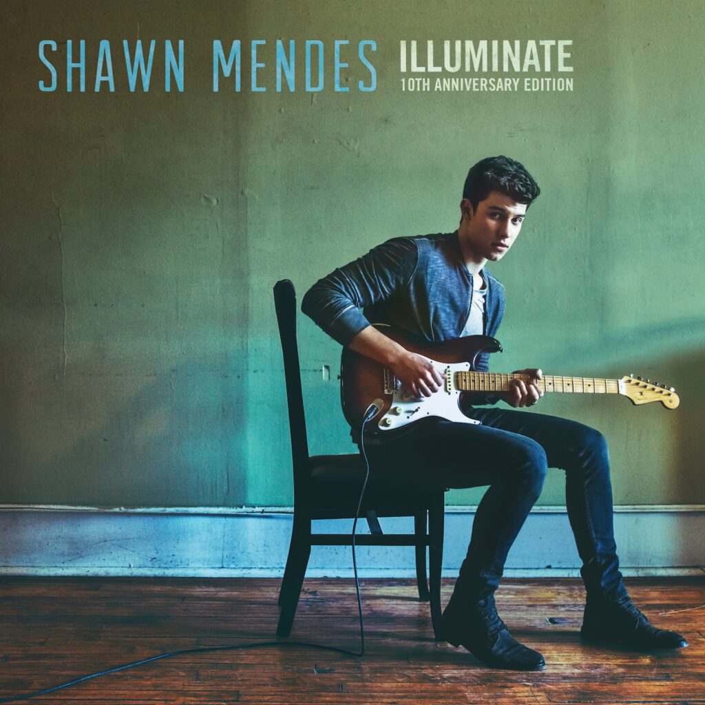 Shawn Mendes — Illuminate anniversary artwork / Universal Music Canada press announcement
