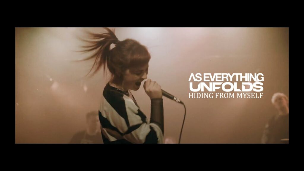 As Everything Unfolds — official video image for ‘Hiding from Myself’