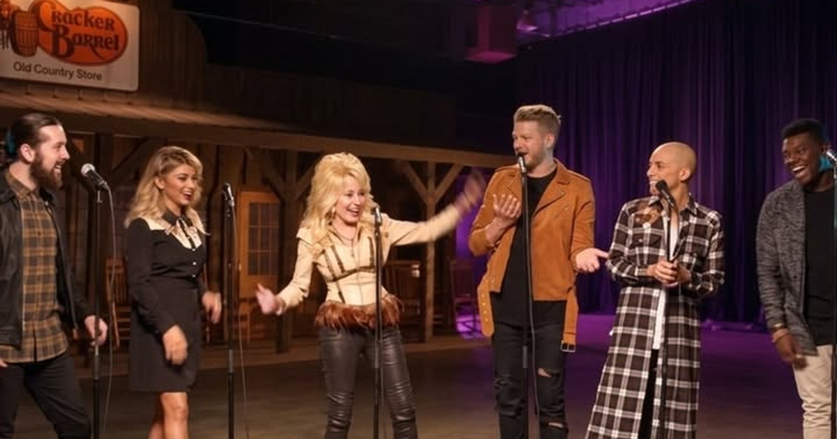 Dolly Parton and Pentatonix Rebuild “Jolene” Around Close Vocal Harmonies