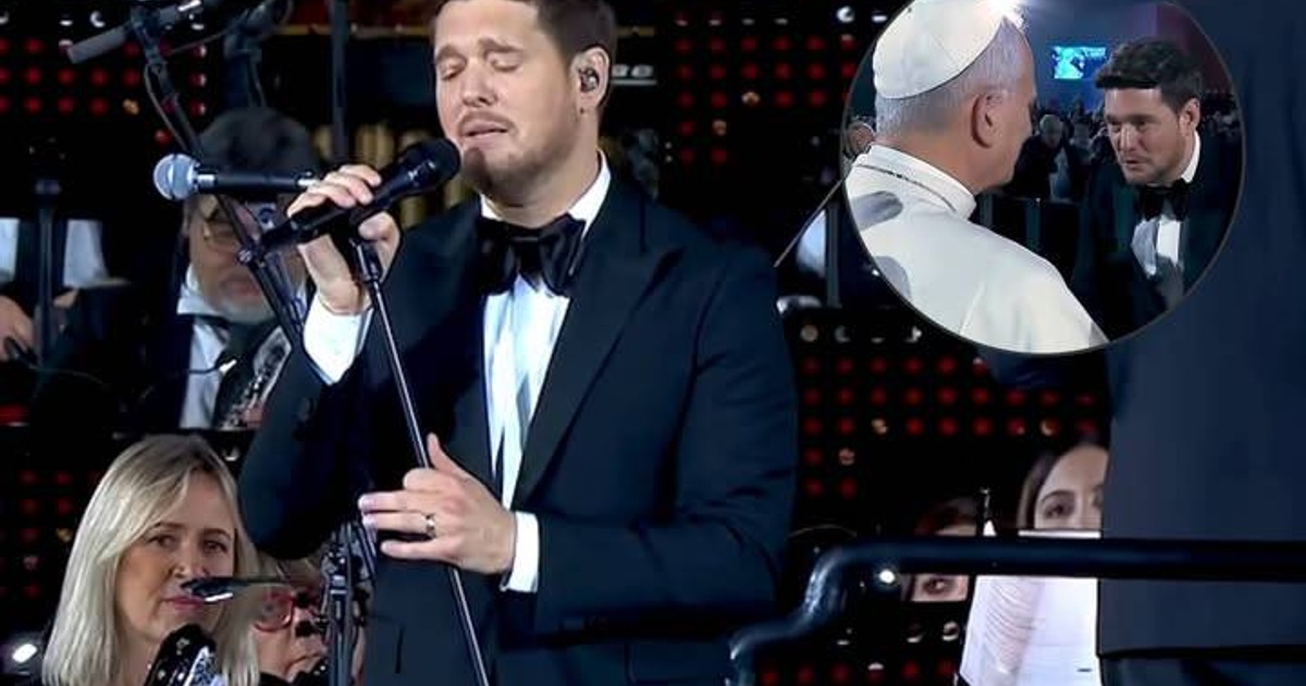 Michael Bublé Gives “Ave Maria” a Moving Vatican Concert Setting