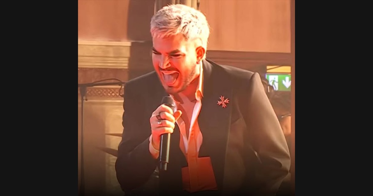 Adam Lambert Sings “Who Wants to Live Forever” for Queen’s Polar Music Prize Tribute