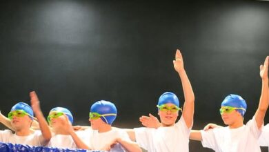 Porter Elementary’s Fifth Graders Turn a Talent Show Stage Into a Swimming Pool