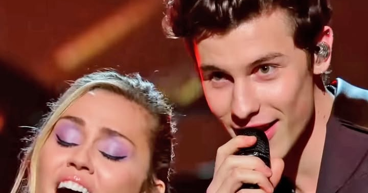 Miley Cyrus and Shawn Mendes Find a Warm Vocal Balance in “Islands in the Stream”