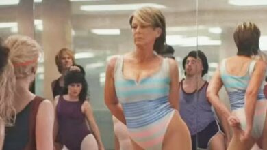 Jamie Lee Curtis and Jimmy Fallon Give Perfect’s Aerobics Scene a Comic Return
