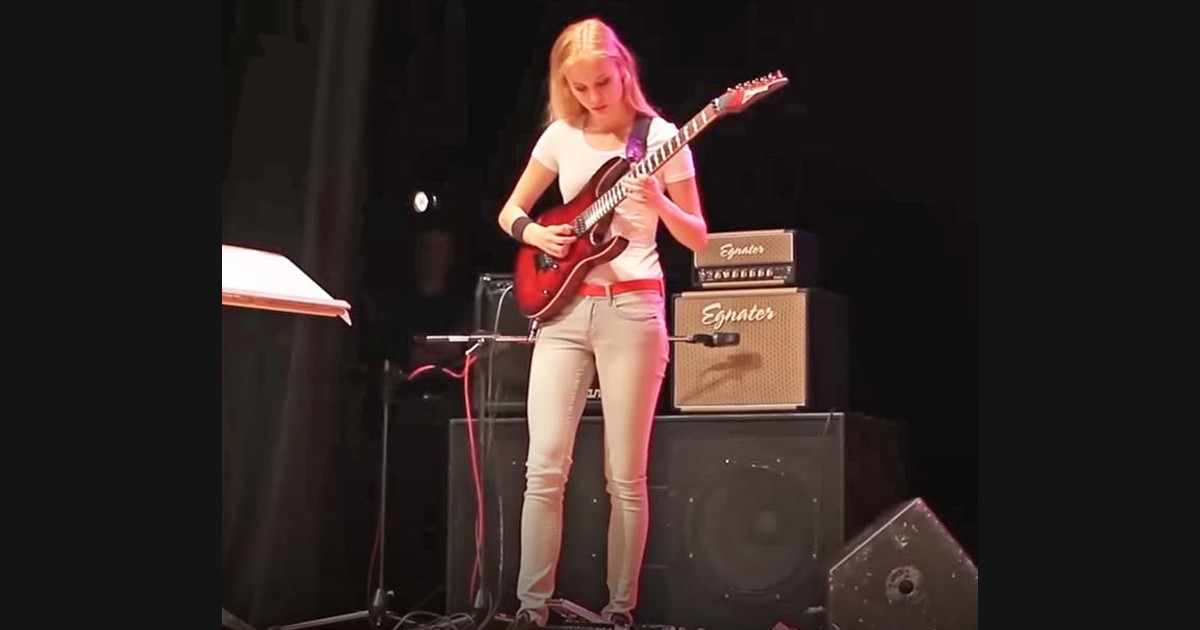Laura Lāce’s “Canon Rock” Links Melody with Guitar Technique