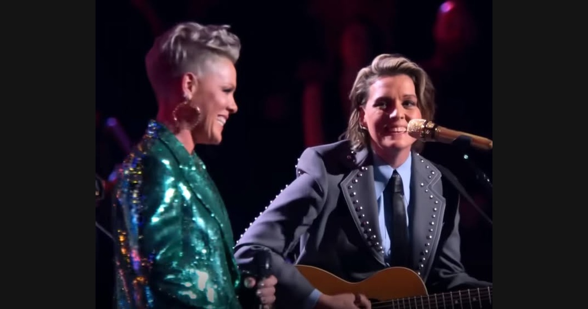 P!nk and Brandi Carlile Honor Dolly Parton With “Coat of Many Colors”