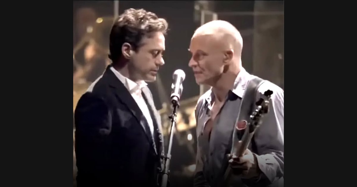 Robert Downey Jr. and Sting Share “Driven to Tears”