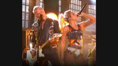 Gaga and Metallica Share the Rehearsal Stage for “Moth Into Flame”