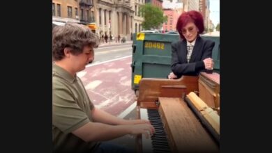 Brad Kella’s Street Piano Draws Sharon Osbourne’s Attention