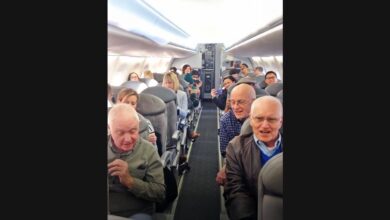 A Delayed Flight Becomes a Close Barbershop Listening Room