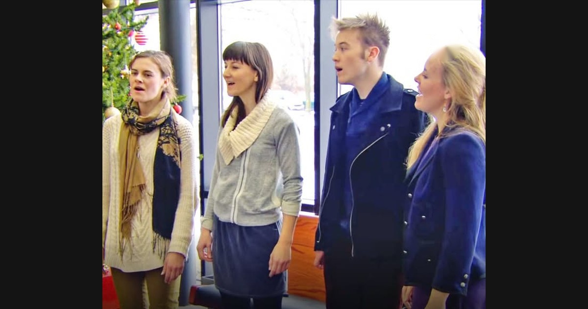 The von Trapps Bring “Edelweiss” Into an Office Listening Space