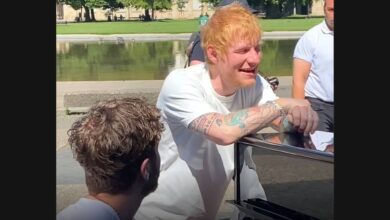 Sheeran and Piano Give “Perfect” an Outdoor Musical Setting