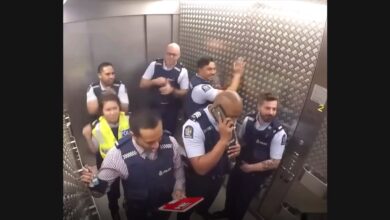 New Zealand Police Build an Elevator Rhythm Together