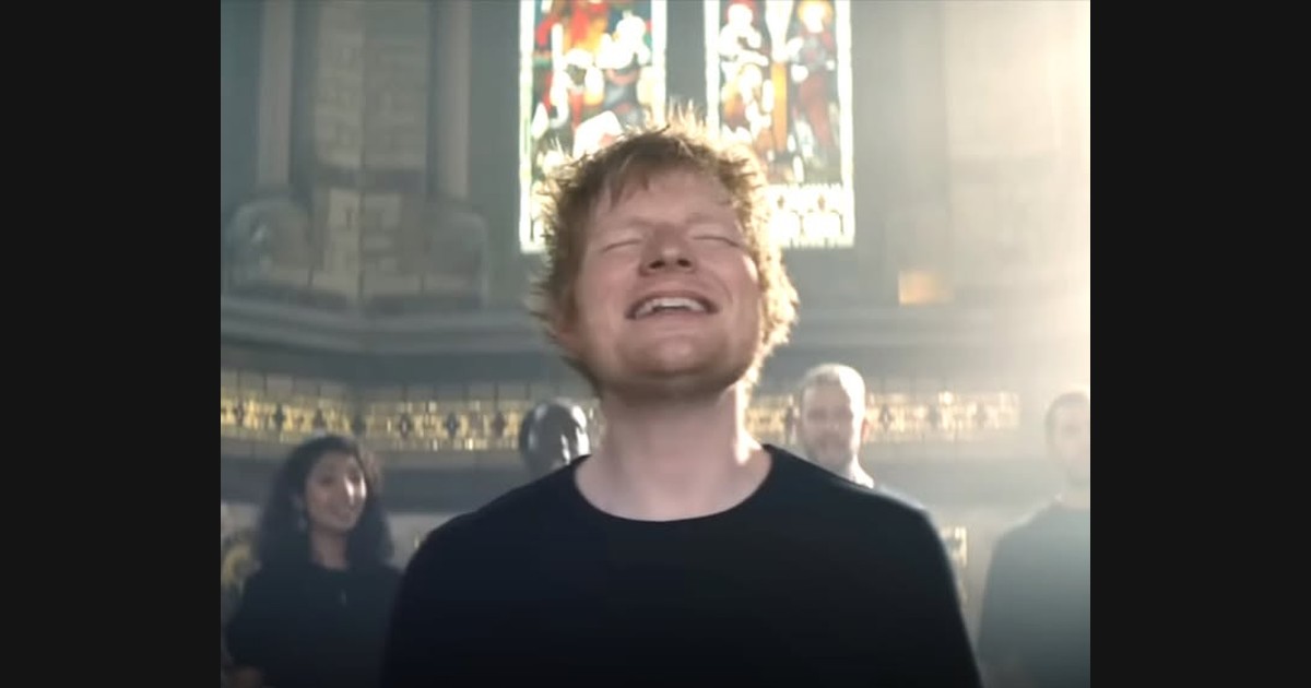 Ed Sheeran and a Choir Sing an A Cappella “Afterglow”