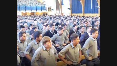 Palmerston North Students Farewell John Adams with a Haka