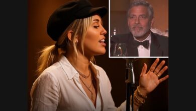 Miley Cyrus Sings “Man of Constant Sorrow” at Clooney’s Tribute