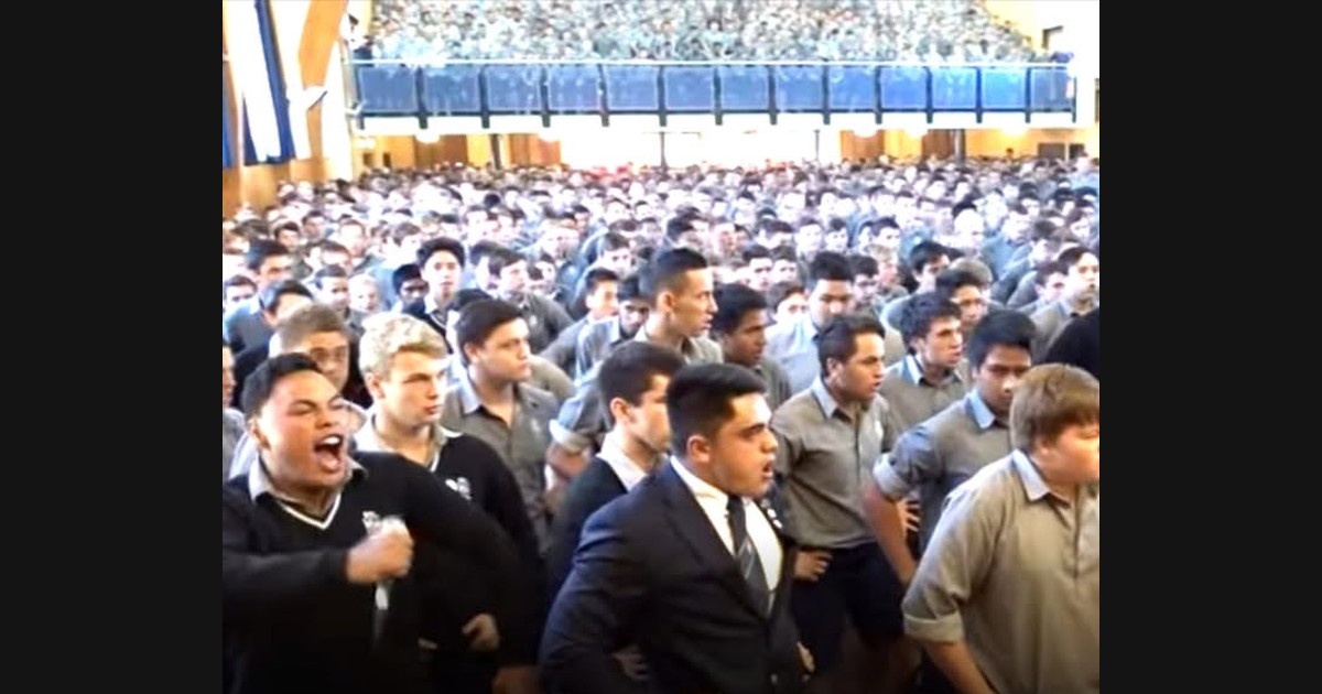 A Farewell Assembly Haka Honours Guidance Counsellor John Adams