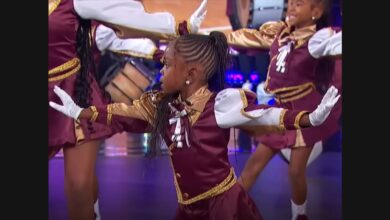 Kenzley Reign Leads a Drill Team on The Jennifer Hudson Show