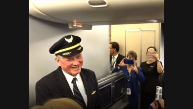 A Student Choir Sings “Viva la Vida” for a Retiring Pilot