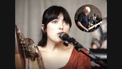 David and Romany Gilmour Rehearse “Between Two Points”