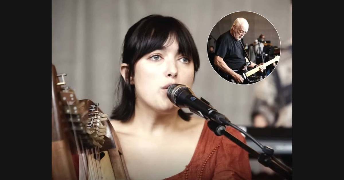 David and Romany Gilmour Rehearse “Between Two Points”