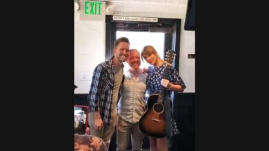 Taylor Swift Performs “King of My Heart” at an Engagement Party