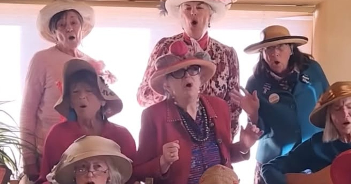 Santa Fe Raging Grannies Turn “Hit the Road, Jack” into “Hit the Road, ICE!”