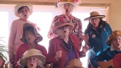 Santa Fe Raging Grannies Turn “Hit the Road, Jack” into “Hit the Road, ICE!”