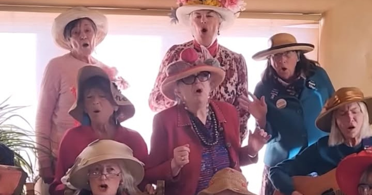 Santa Fe Raging Grannies Turn “Hit the Road, Jack” into “Hit the Road, ICE!”