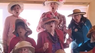 Santa Fe Raging Grannies Turn “Hit the Road, Jack” into “Hit the Road, ICE!”
