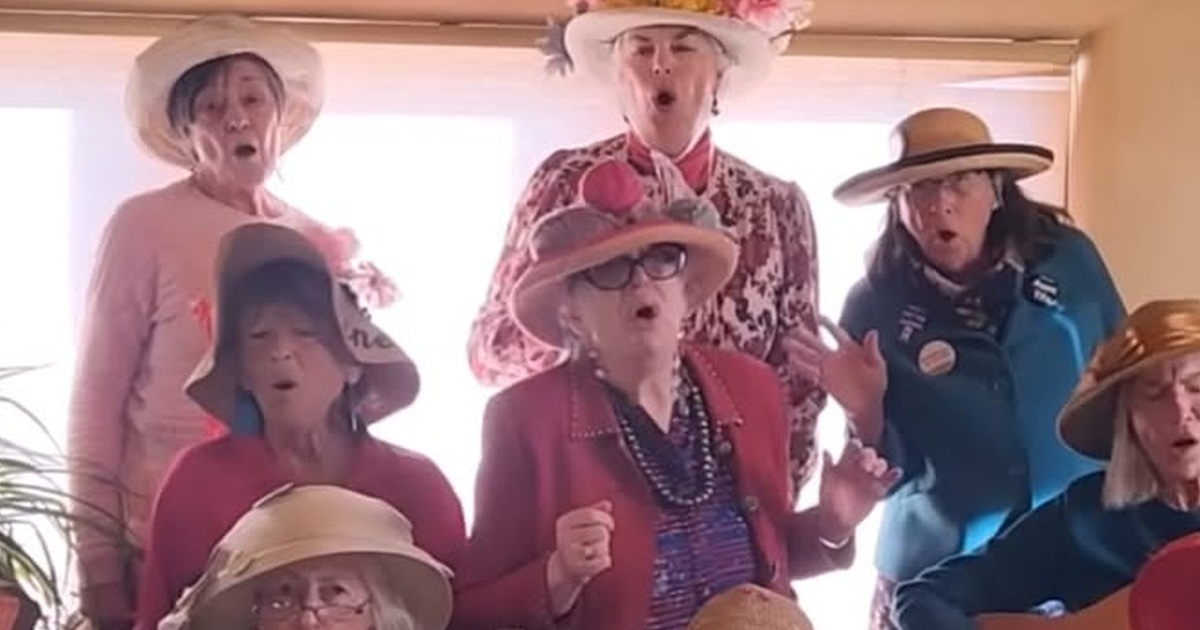 Santa Fe Raging Grannies Turn “Hit the Road, Jack” into “Hit the Road, ICE!”