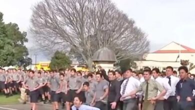A School Haka Becomes a Moving Farewell to Teacher Dawson Tamatea