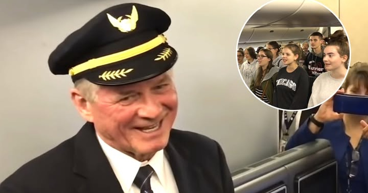 After Pilot’s Final Flight, Students Sing an Emotional Farewell Song.