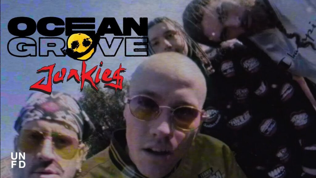 Ocean Grove — official video image for ‘JUNKIE$’