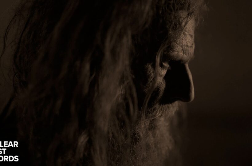 Rob Zombie in a shadowy close-up from the Sir Lord Acid Wolfman video